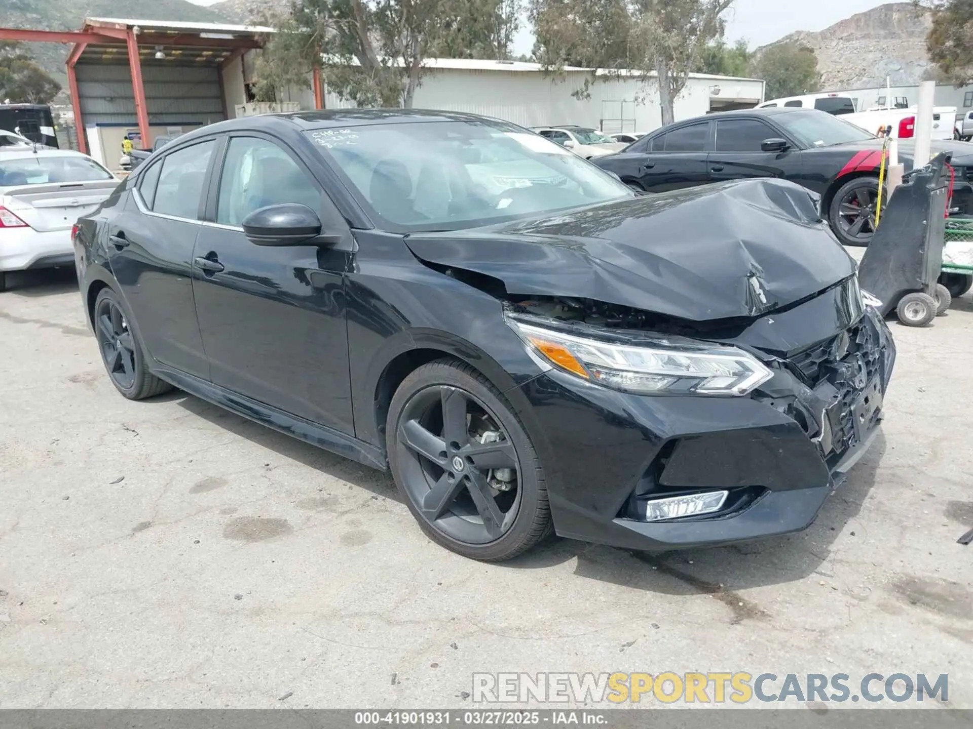 1 Photograph of a damaged car 3N1AB8DV3NY295100 NISSAN SENTRA 2022