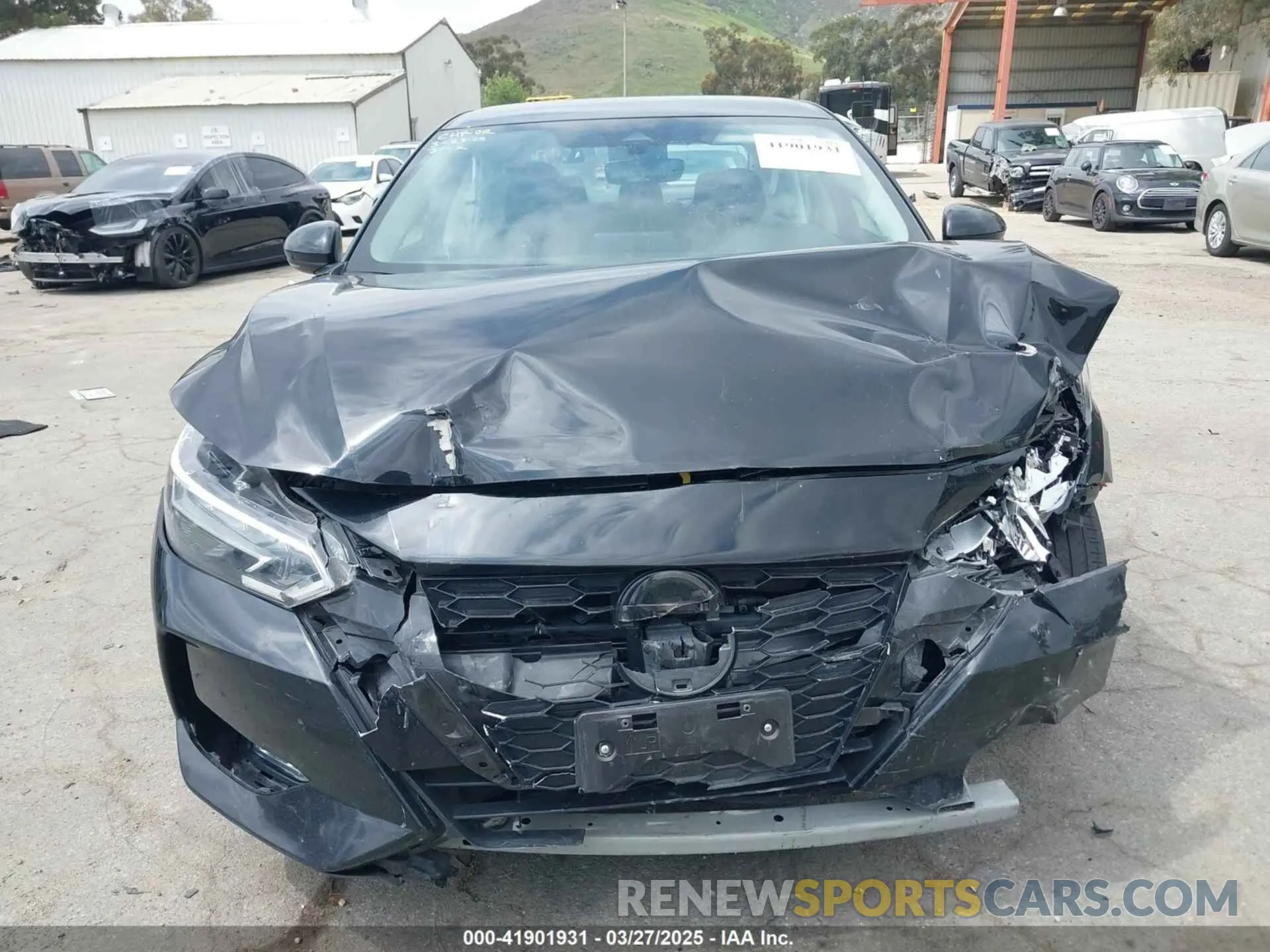 12 Photograph of a damaged car 3N1AB8DV3NY295100 NISSAN SENTRA 2022