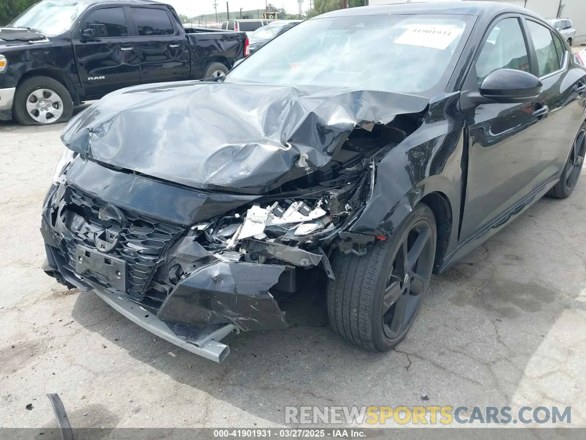 6 Photograph of a damaged car 3N1AB8DV3NY295100 NISSAN SENTRA 2022