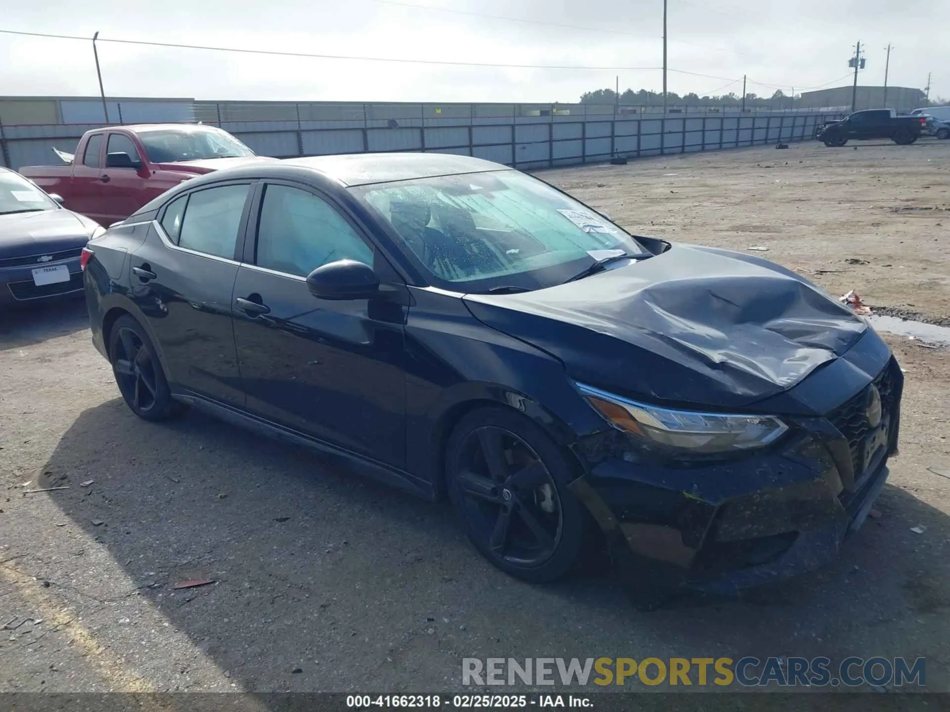 1 Photograph of a damaged car 3N1AB8DV3NY298935 NISSAN SENTRA 2022