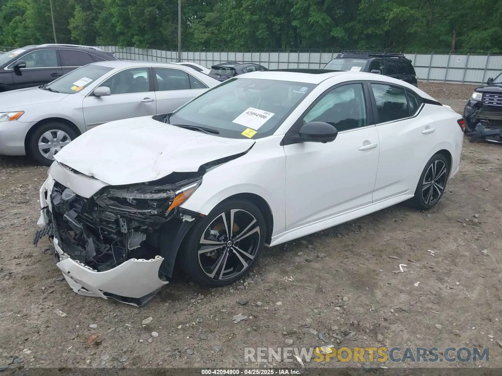 2 Photograph of a damaged car 3N1AB8DV3NY316110 NISSAN SENTRA 2022