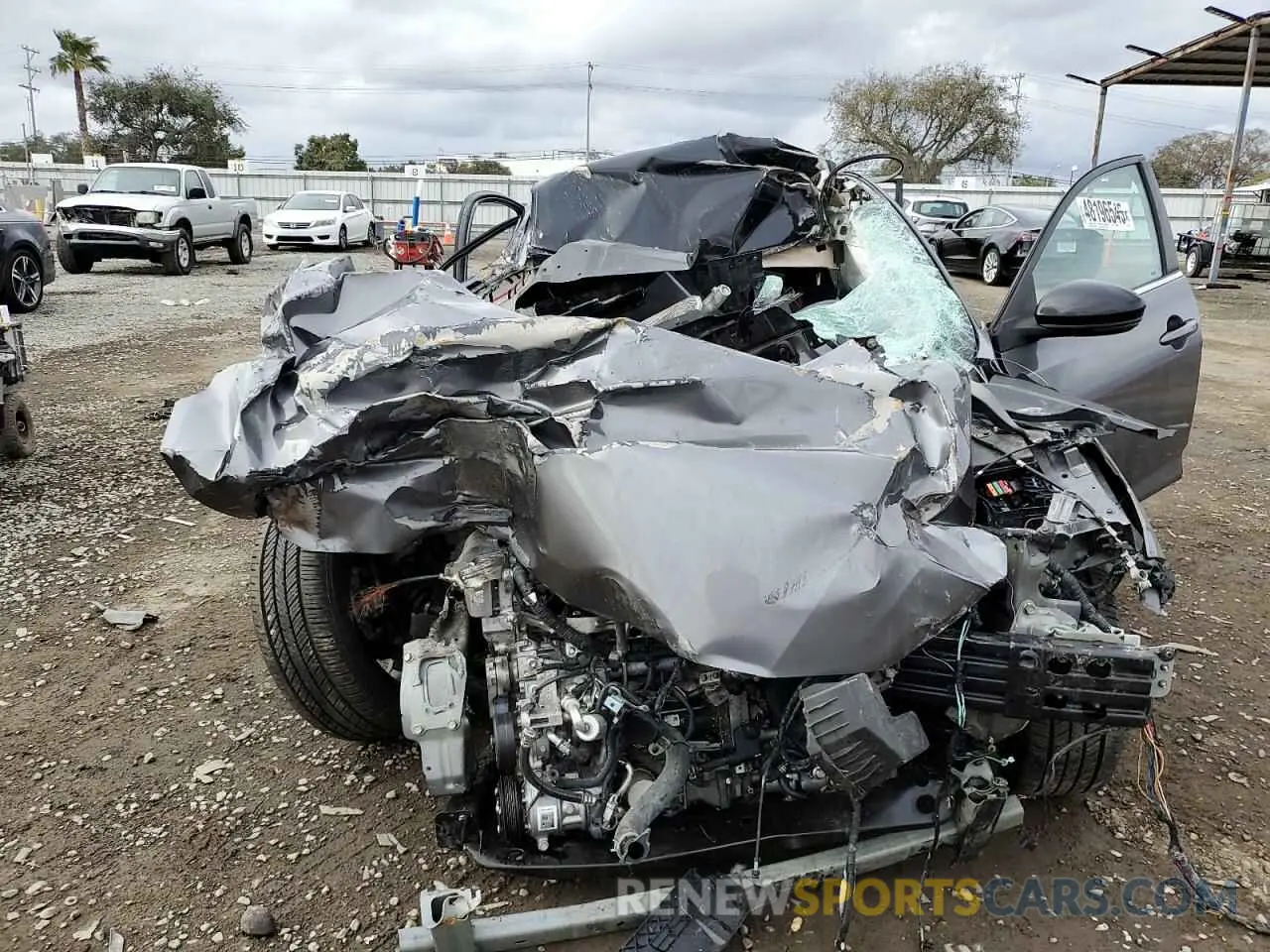 11 Photograph of a damaged car 3N1AB8DV4NY214797 NISSAN SENTRA 2022