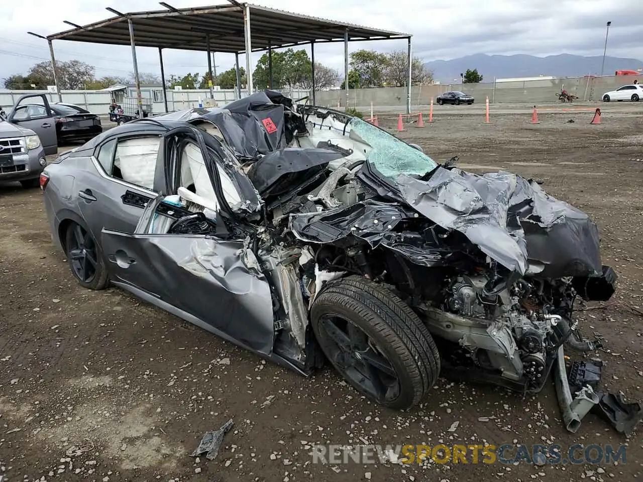 4 Photograph of a damaged car 3N1AB8DV4NY214797 NISSAN SENTRA 2022