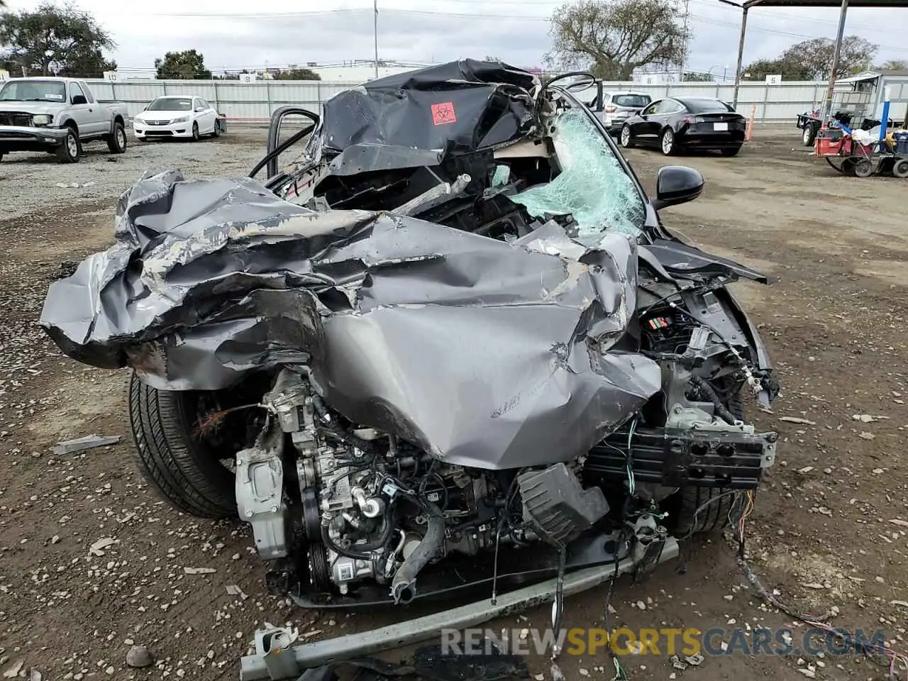 5 Photograph of a damaged car 3N1AB8DV4NY214797 NISSAN SENTRA 2022