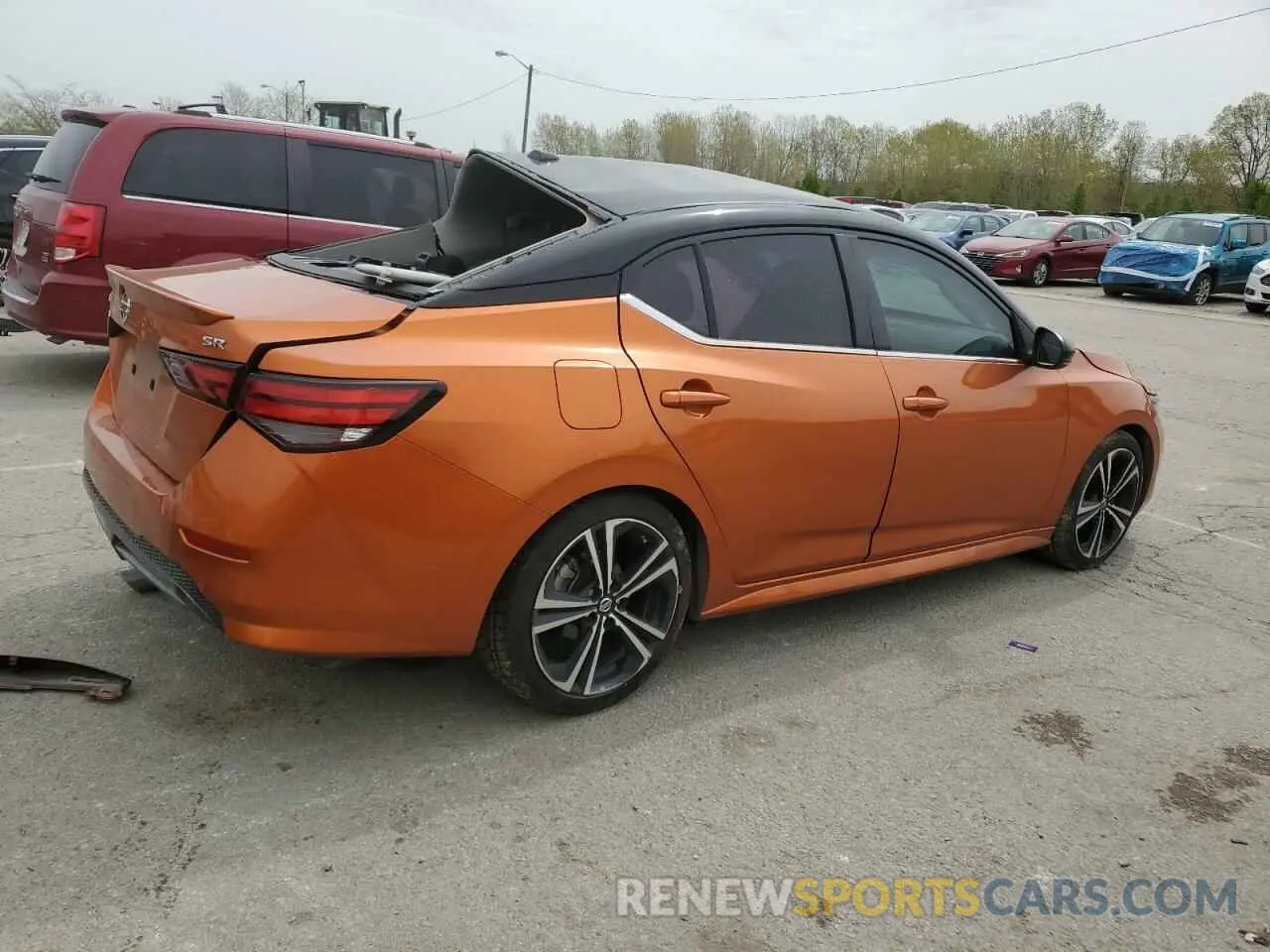 3 Photograph of a damaged car 3N1AB8DV4NY222656 NISSAN SENTRA 2022