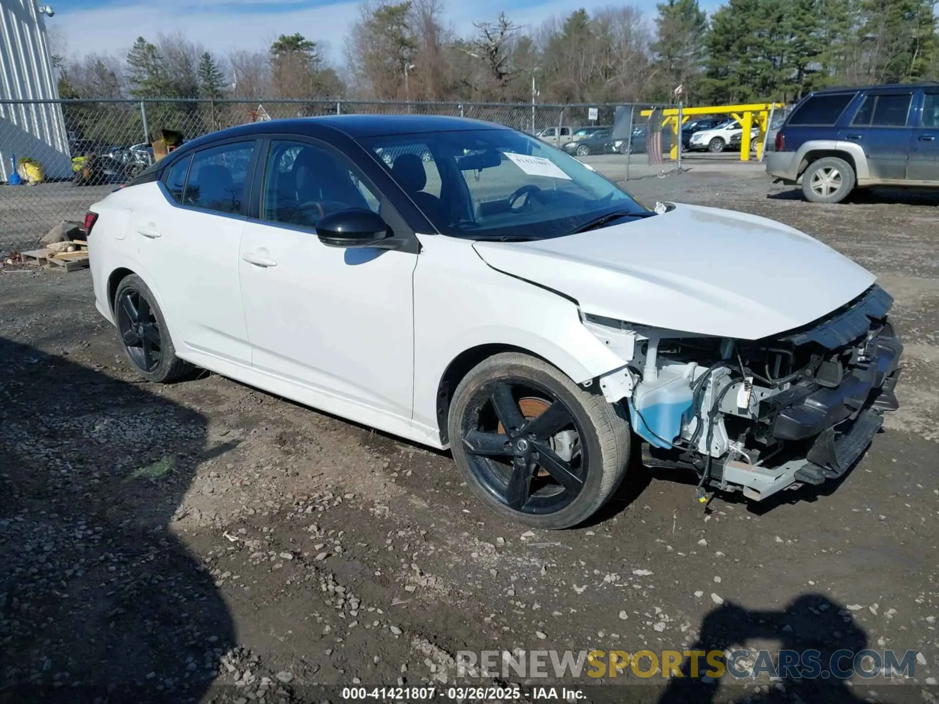 1 Photograph of a damaged car 3N1AB8DV4NY285157 NISSAN SENTRA 2022