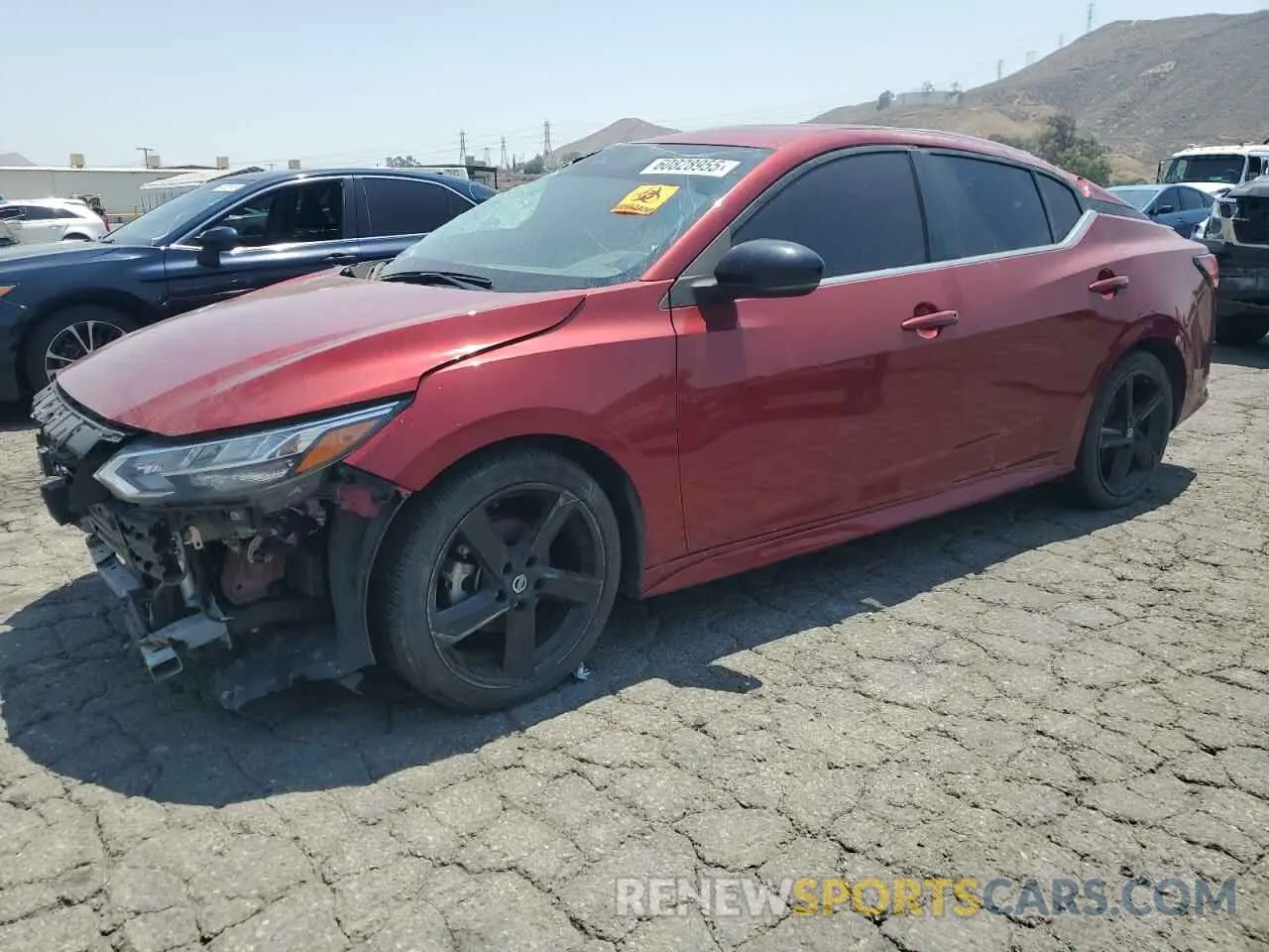 1 Photograph of a damaged car 3N1AB8DV4NY287197 NISSAN SENTRA 2022
