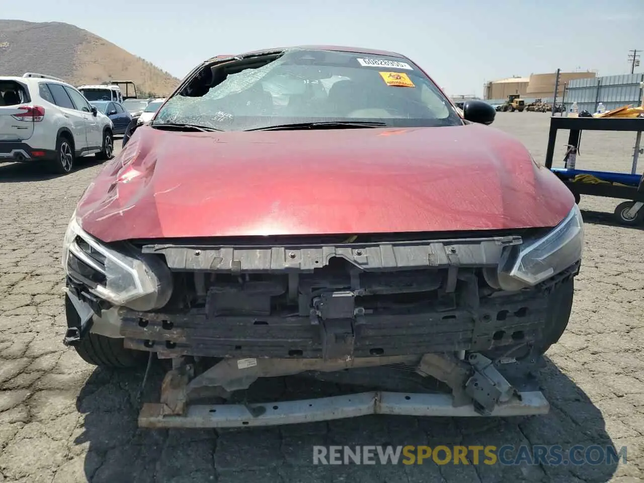 5 Photograph of a damaged car 3N1AB8DV4NY287197 NISSAN SENTRA 2022