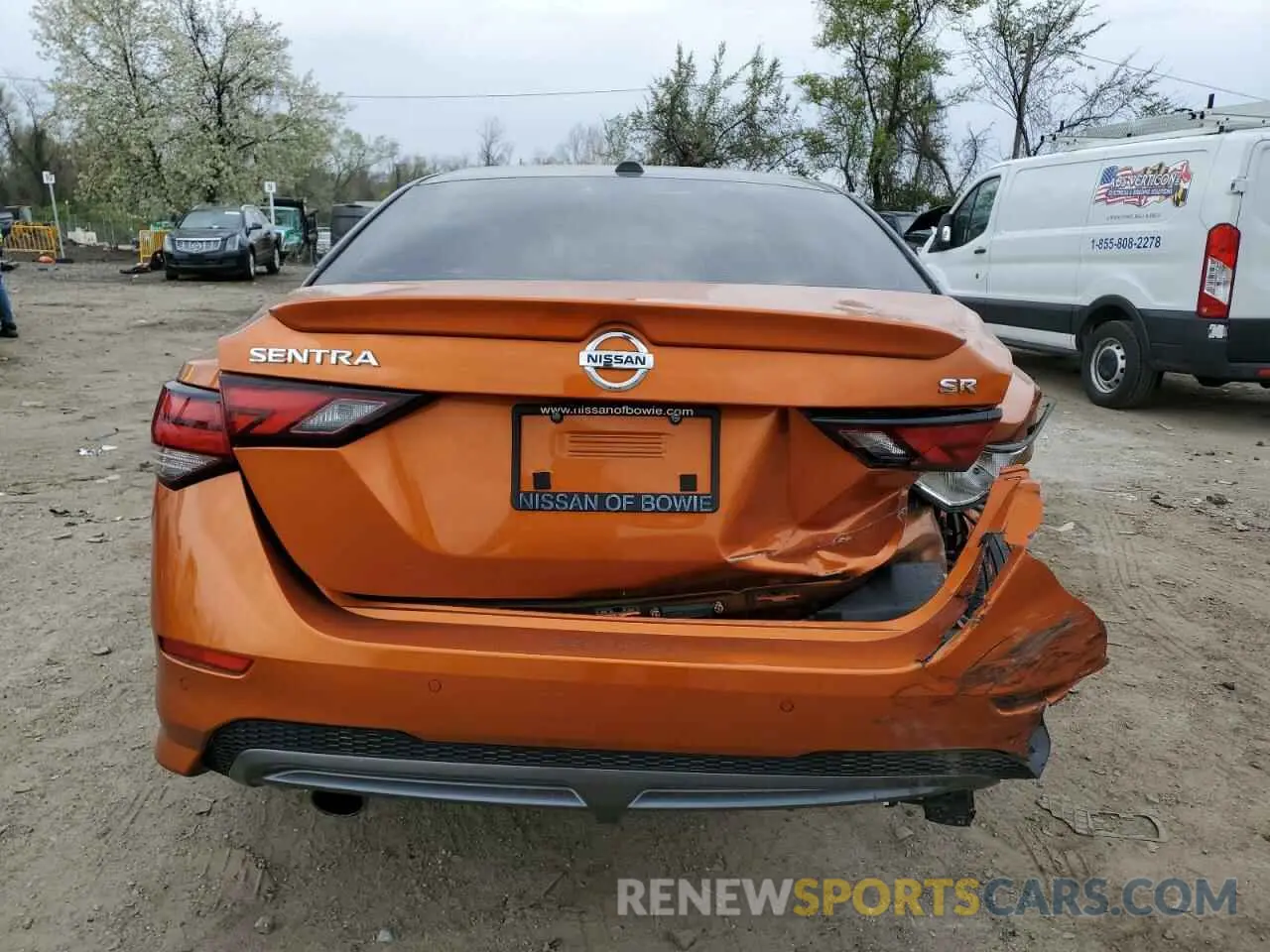 6 Photograph of a damaged car 3N1AB8DV5NY229471 NISSAN SENTRA 2022