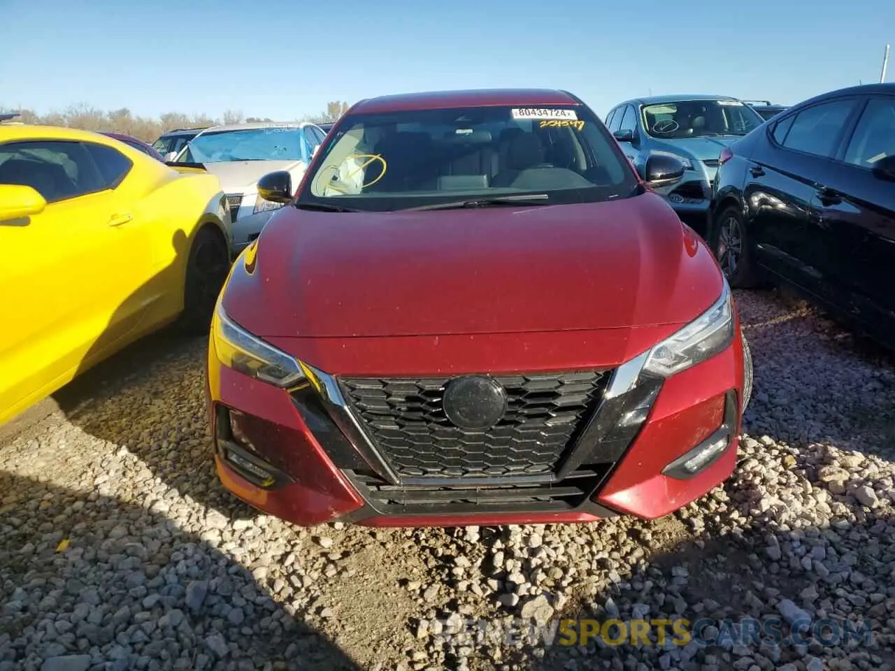 5 Photograph of a damaged car 3N1AB8DV5NY254547 NISSAN SENTRA 2022