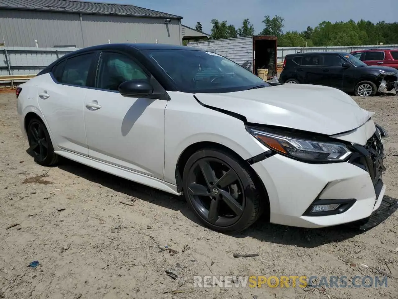 4 Photograph of a damaged car 3N1AB8DV5NY256962 NISSAN SENTRA 2022