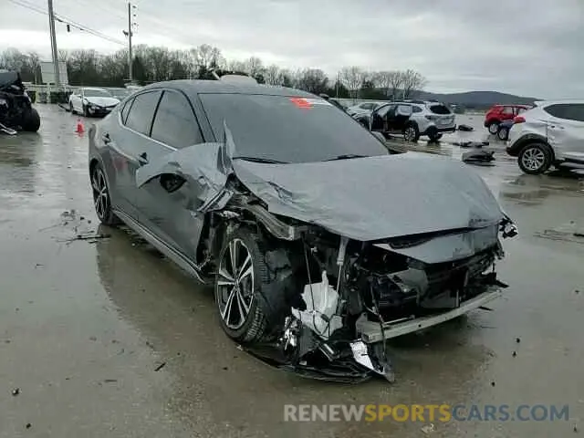 10 Photograph of a damaged car 3N1AB8DV5NY262034 NISSAN SENTRA 2022