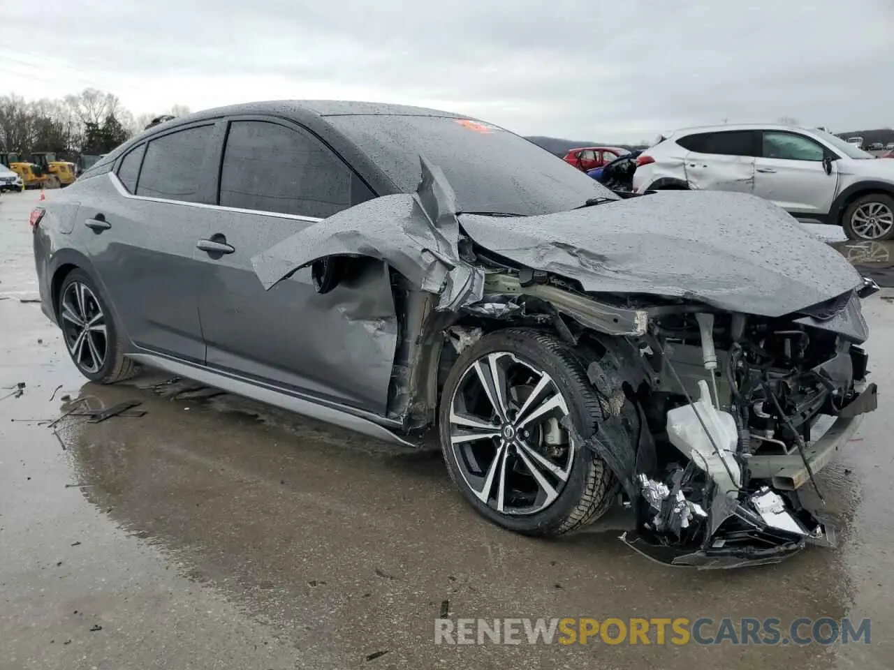 4 Photograph of a damaged car 3N1AB8DV5NY262034 NISSAN SENTRA 2022