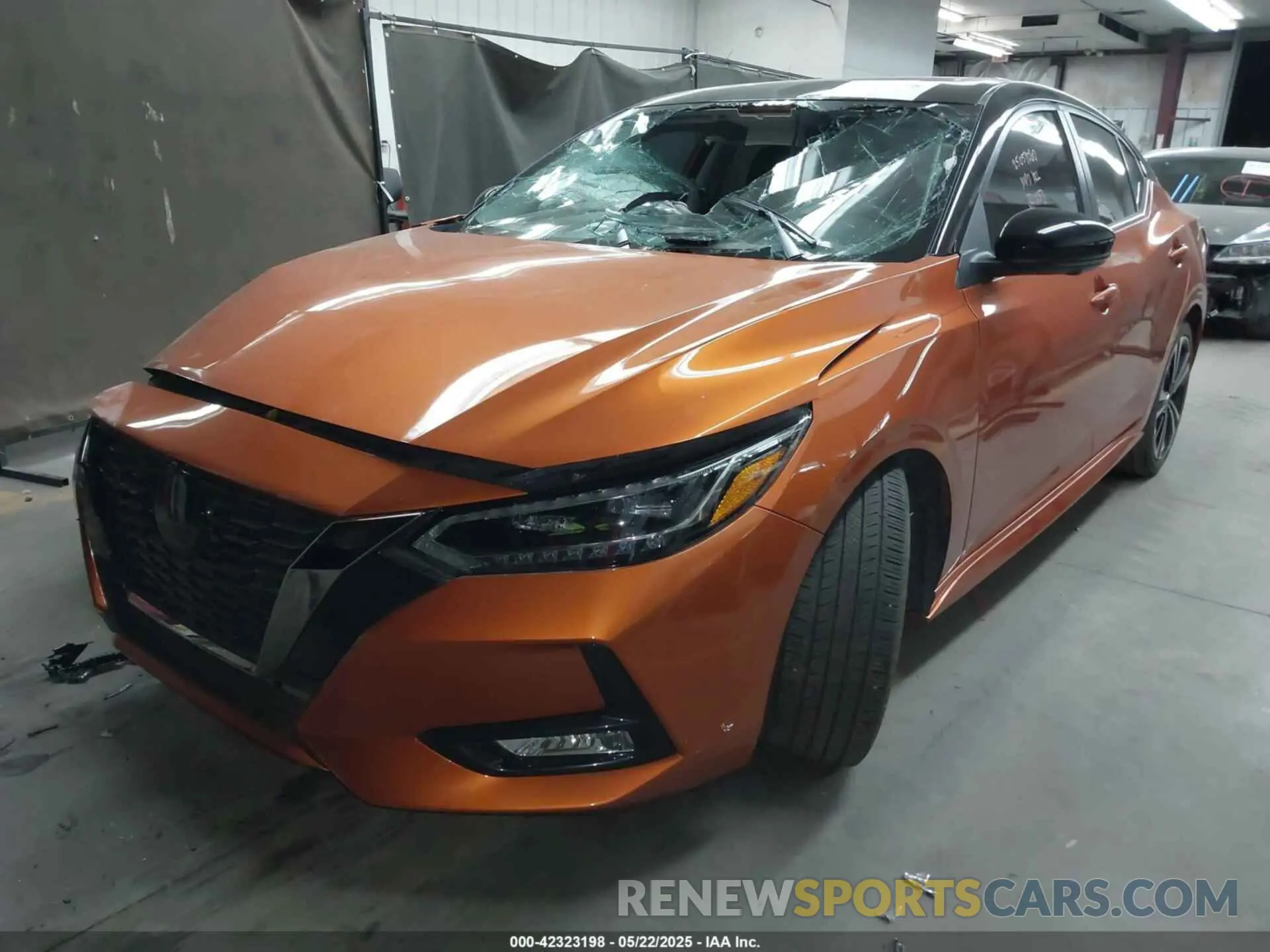 2 Photograph of a damaged car 3N1AB8DV5NY285815 NISSAN SENTRA 2022