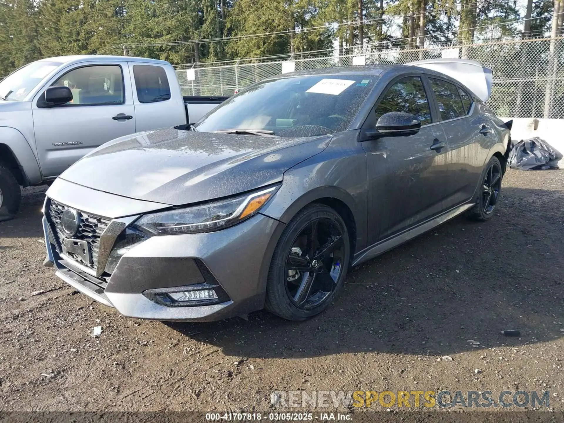 2 Photograph of a damaged car 3N1AB8DV6NY219418 NISSAN SENTRA 2022