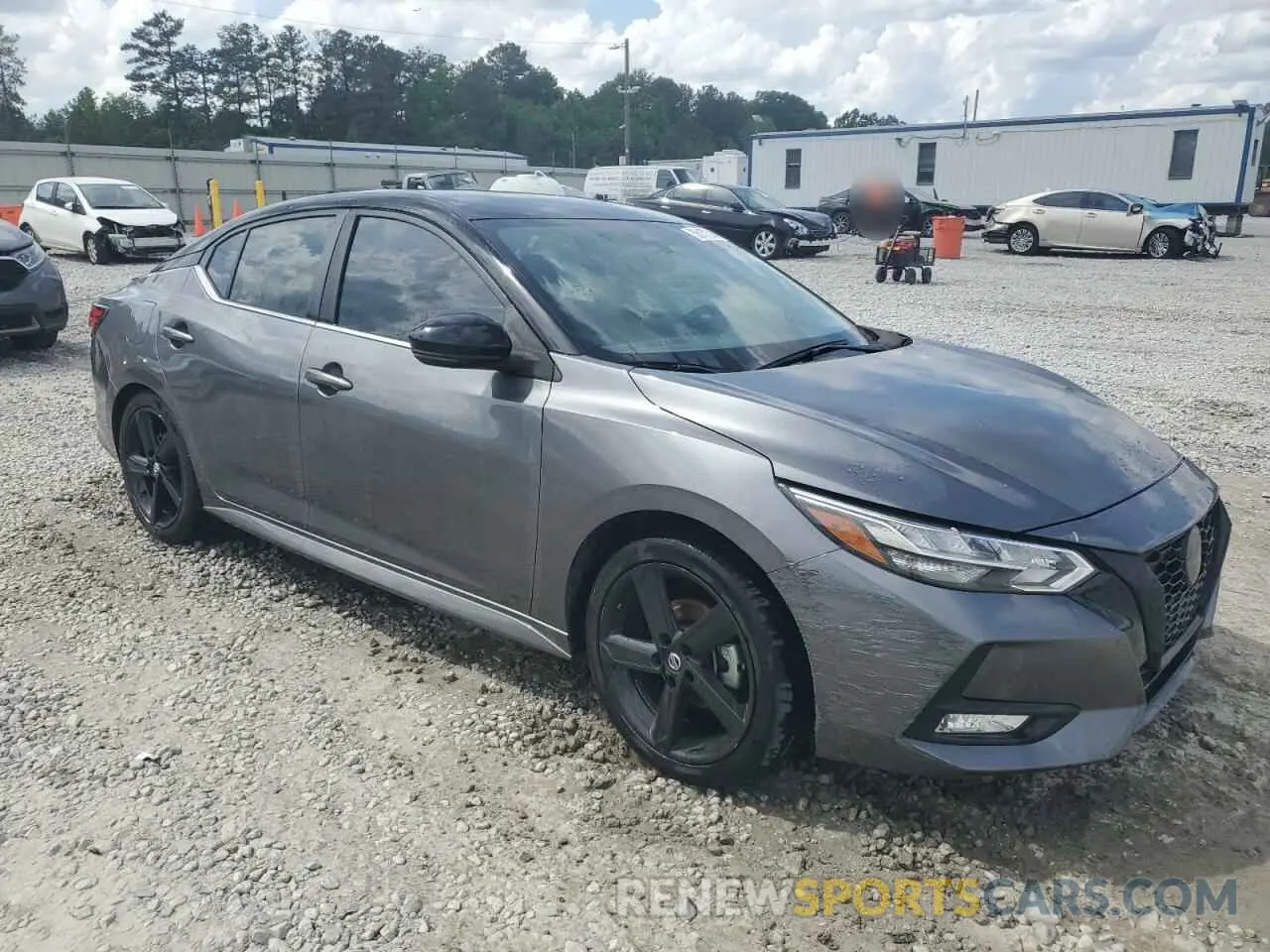 4 Photograph of a damaged car 3N1AB8DV6NY219502 NISSAN SENTRA 2022