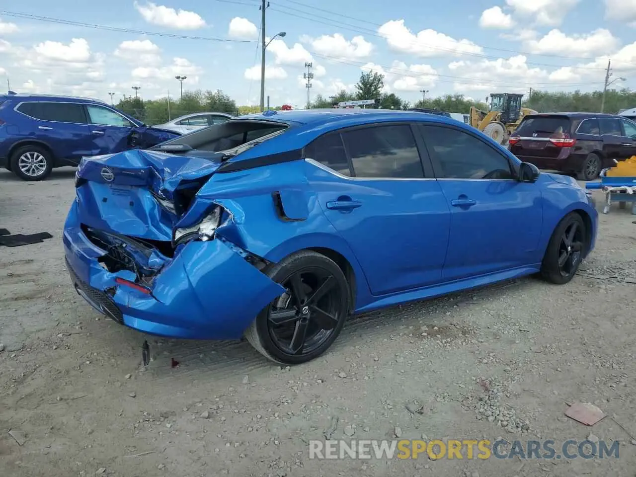 3 Photograph of a damaged car 3N1AB8DV6NY321608 NISSAN SENTRA 2022