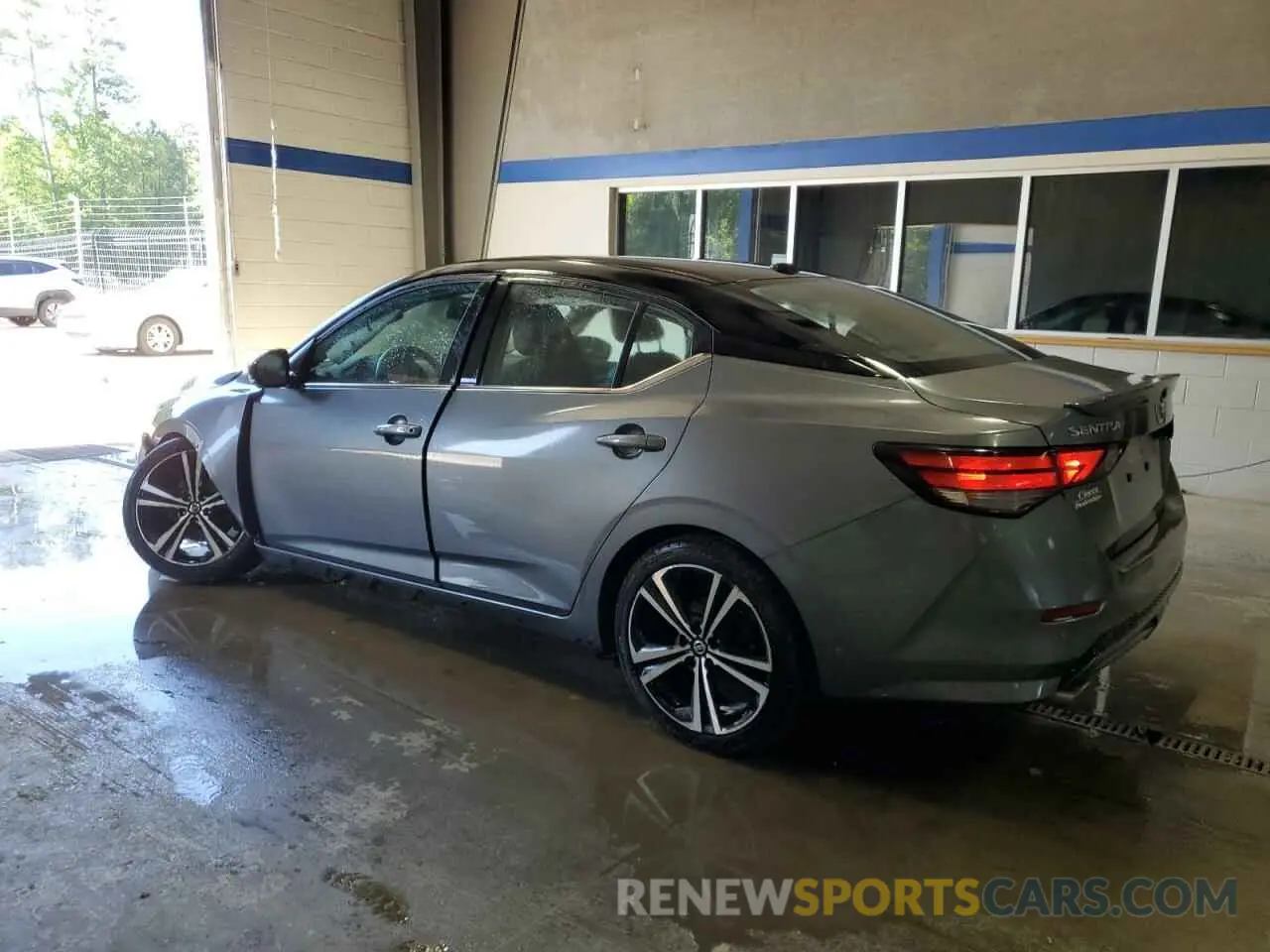 2 Photograph of a damaged car 3N1AB8DV7NY252556 NISSAN SENTRA 2022
