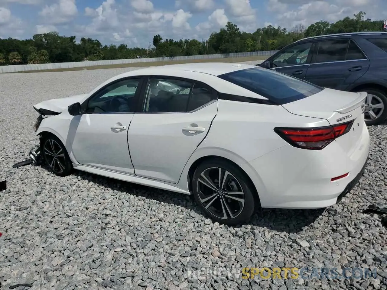 2 Photograph of a damaged car 3N1AB8DV7NY272368 NISSAN SENTRA 2022