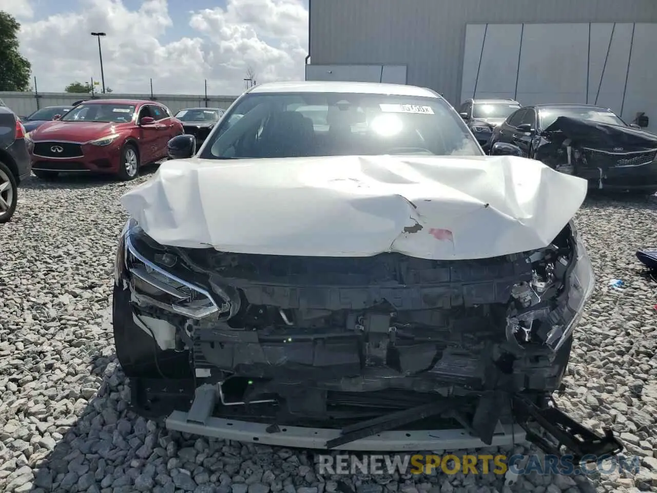 5 Photograph of a damaged car 3N1AB8DV7NY272368 NISSAN SENTRA 2022