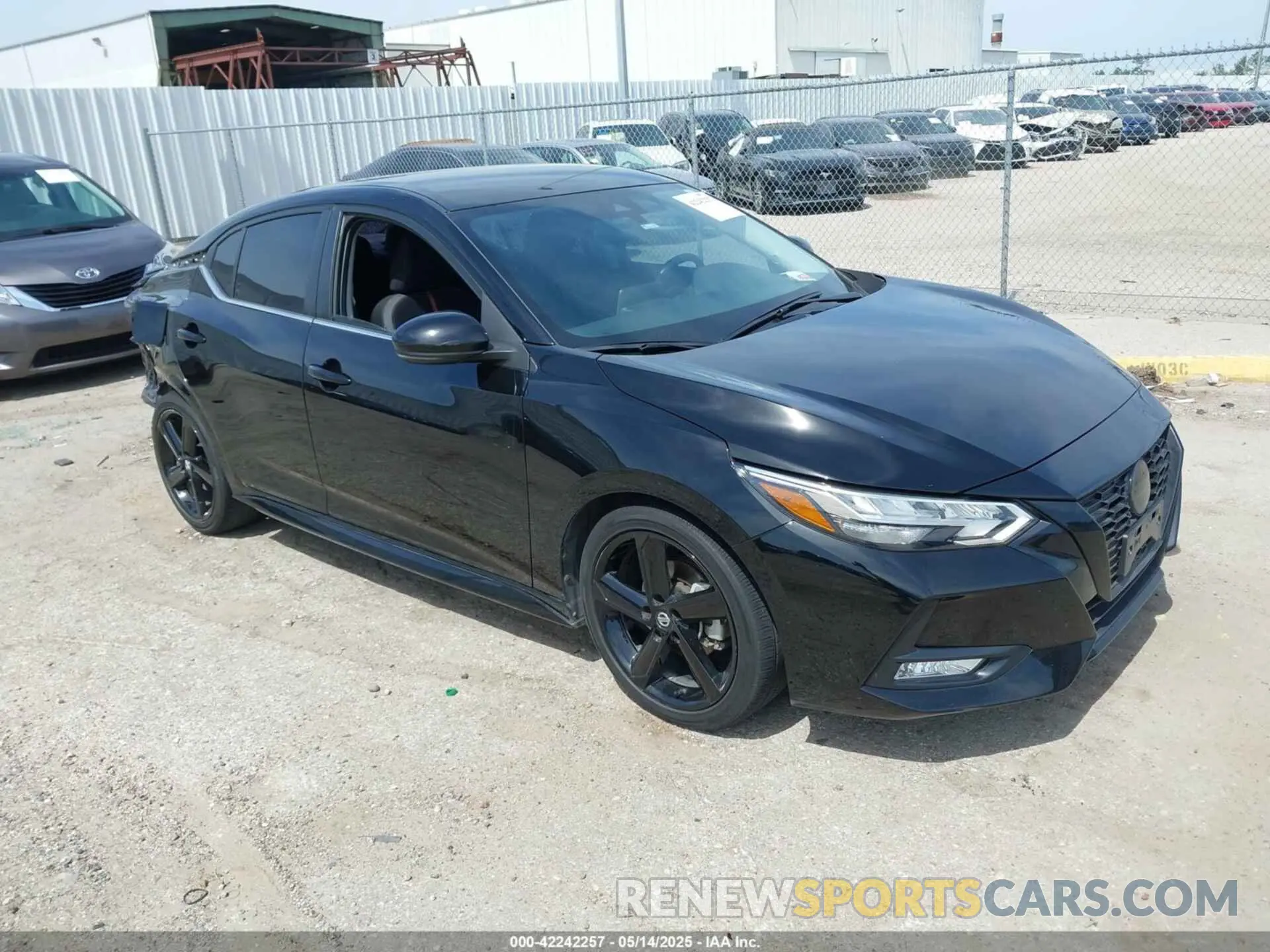 1 Photograph of a damaged car 3N1AB8DV7NY284164 NISSAN SENTRA 2022