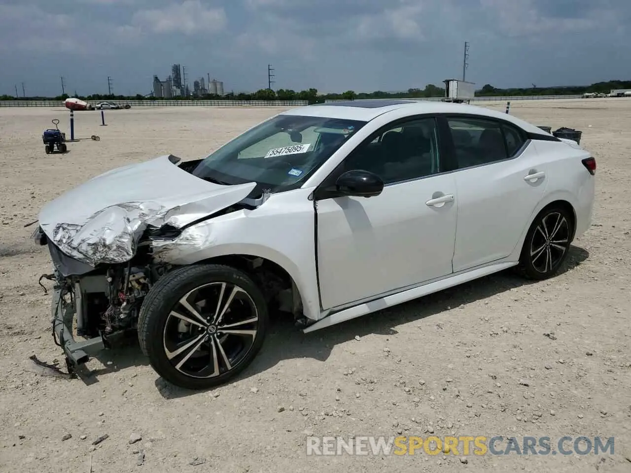 1 Photograph of a damaged car 3N1AB8DV7NY307622 NISSAN SENTRA 2022