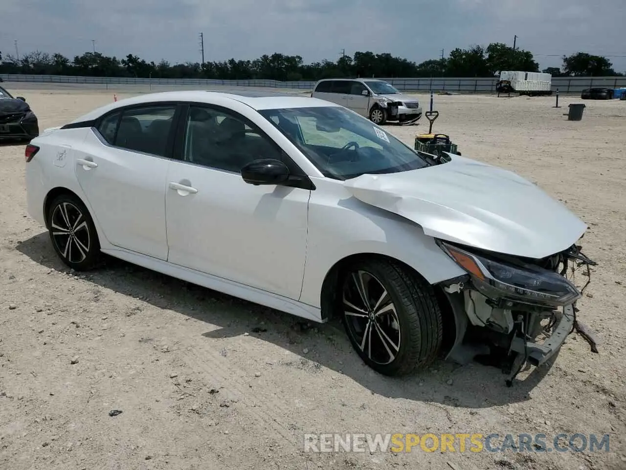 4 Photograph of a damaged car 3N1AB8DV7NY307622 NISSAN SENTRA 2022