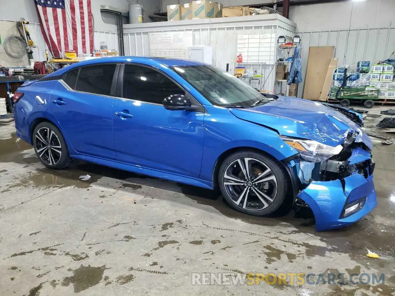 4 Photograph of a damaged car 3N1AB8DV7NY310357 NISSAN SENTRA 2022