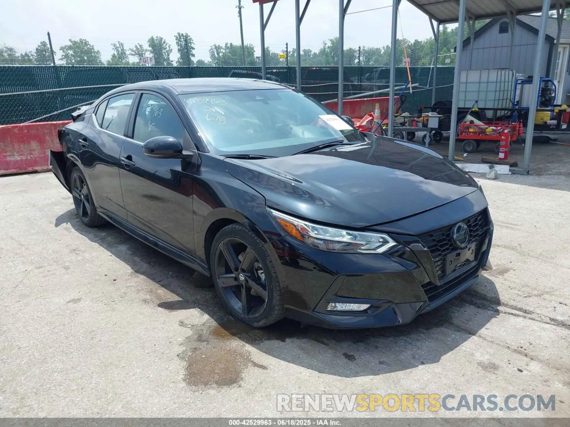 1 Photograph of a damaged car 3N1AB8DV7NY313808 NISSAN SENTRA 2022