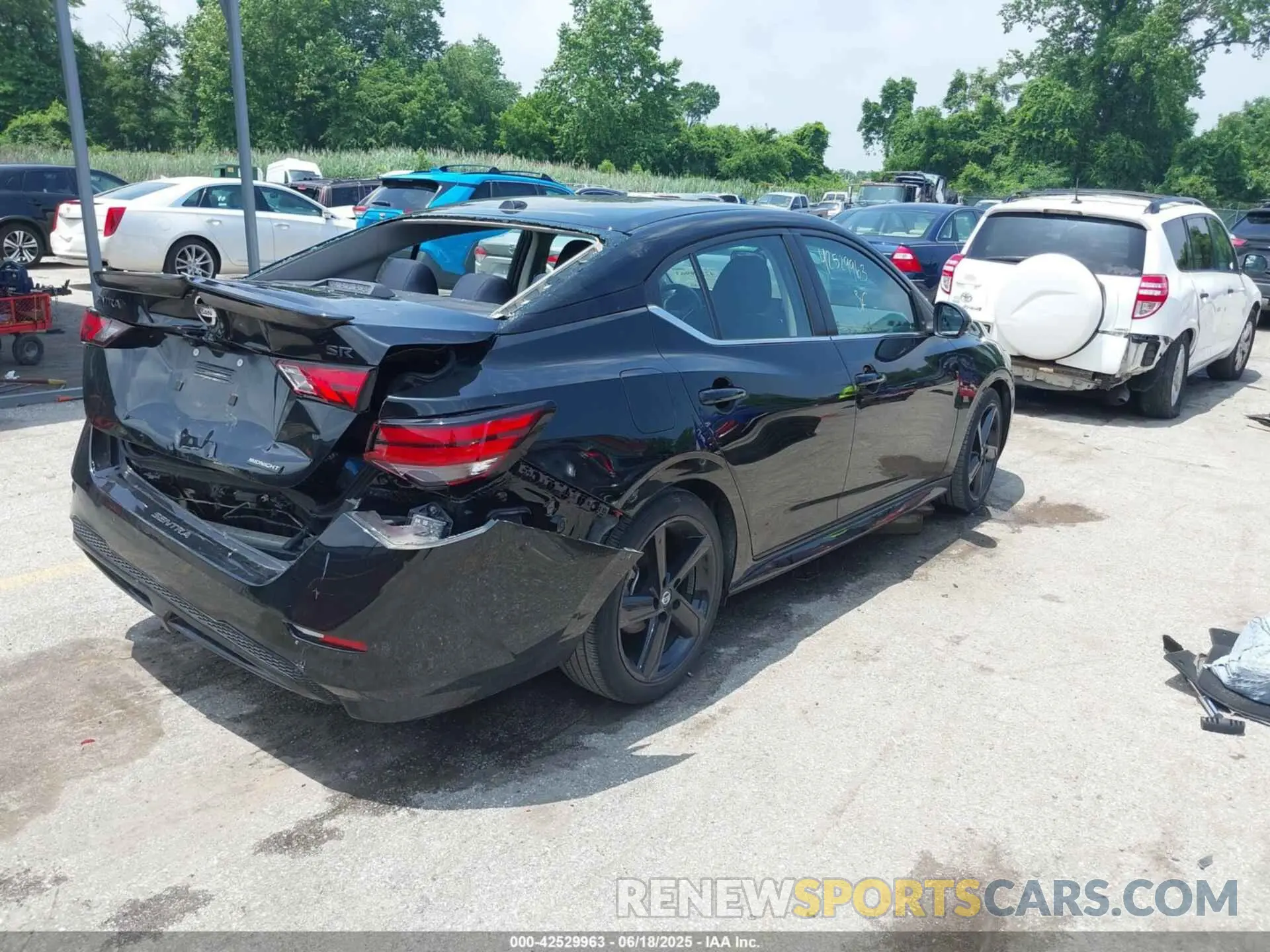 4 Photograph of a damaged car 3N1AB8DV7NY313808 NISSAN SENTRA 2022