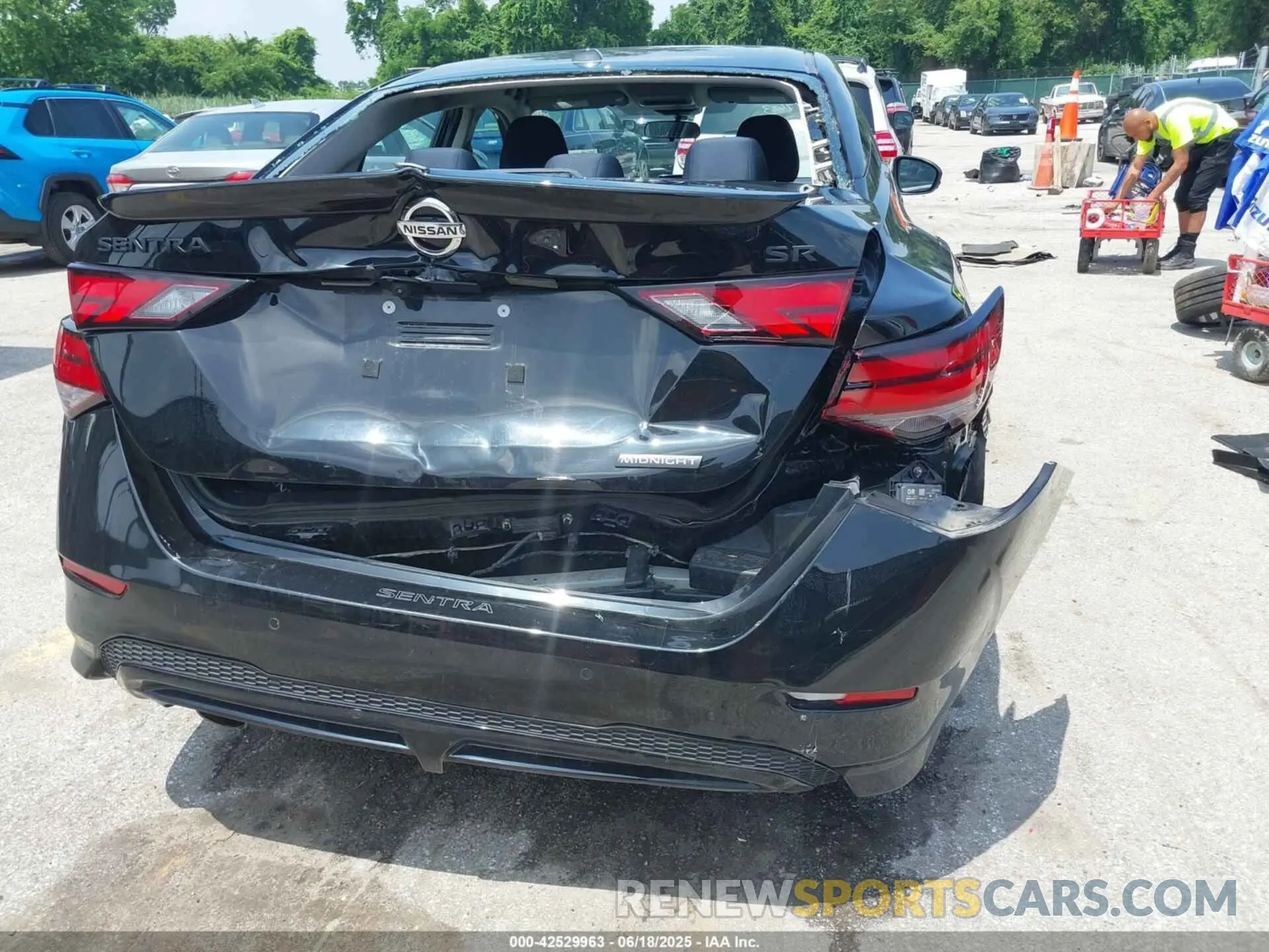6 Photograph of a damaged car 3N1AB8DV7NY313808 NISSAN SENTRA 2022