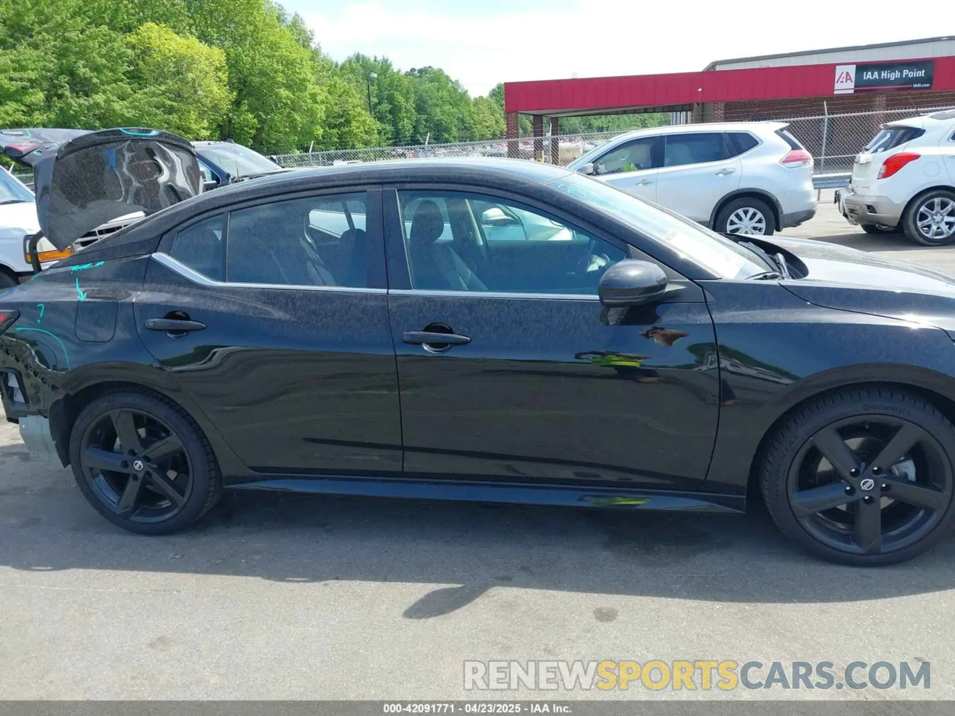 13 Photograph of a damaged car 3N1AB8DV7NY315736 NISSAN SENTRA 2022