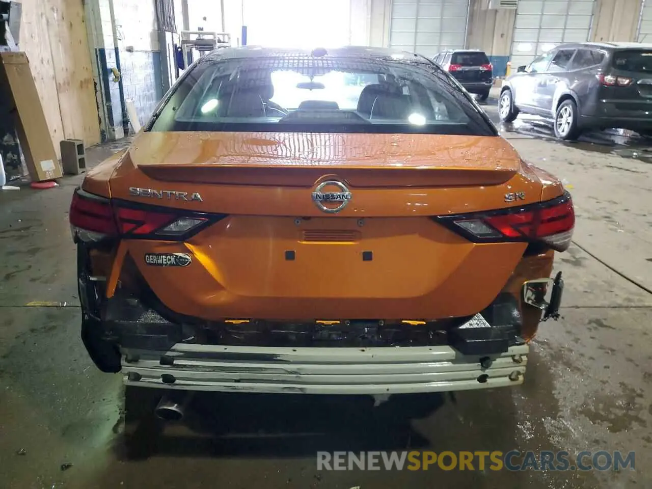 6 Photograph of a damaged car 3N1AB8DV8NY231537 NISSAN SENTRA 2022