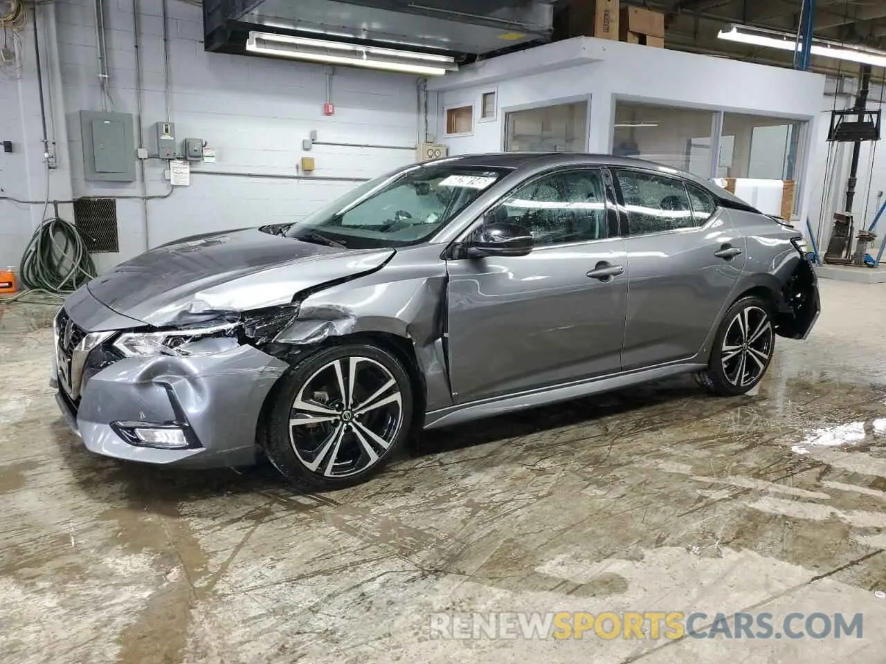 1 Photograph of a damaged car 3N1AB8DV8NY251500 NISSAN SENTRA 2022
