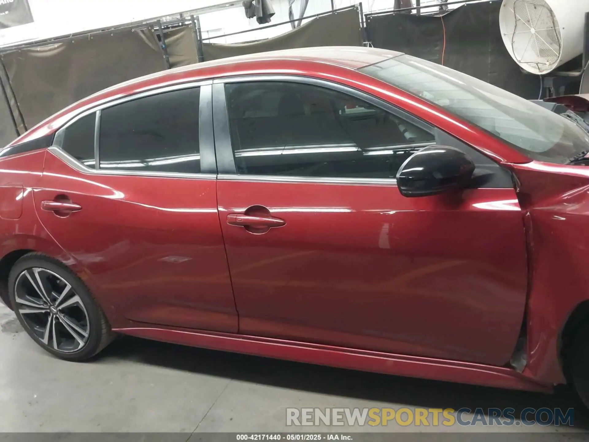 13 Photograph of a damaged car 3N1AB8DV8NY255627 NISSAN SENTRA 2022