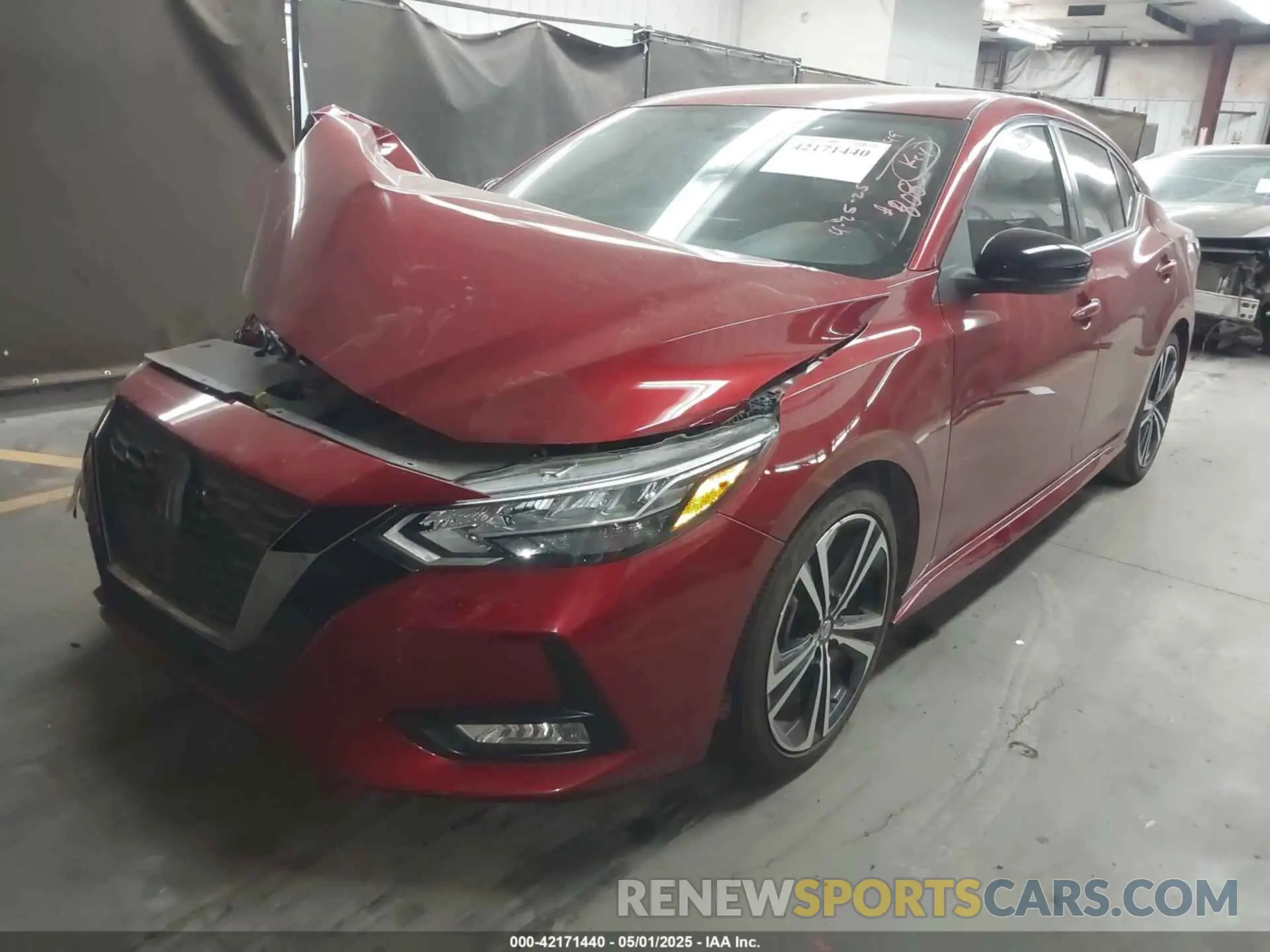 2 Photograph of a damaged car 3N1AB8DV8NY255627 NISSAN SENTRA 2022