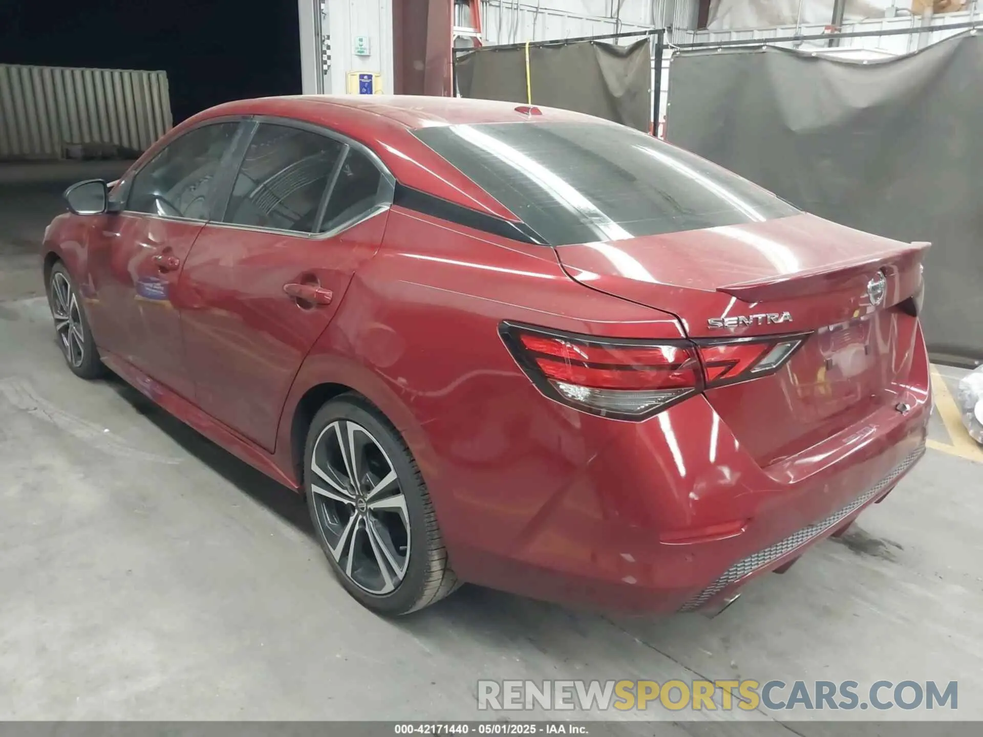 3 Photograph of a damaged car 3N1AB8DV8NY255627 NISSAN SENTRA 2022