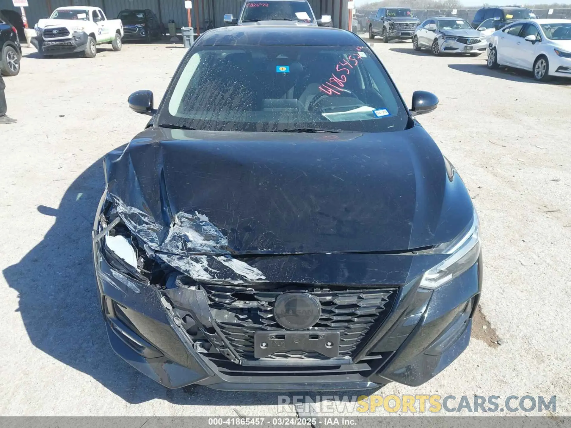 12 Photograph of a damaged car 3N1AB8DV8NY263954 NISSAN SENTRA 2022