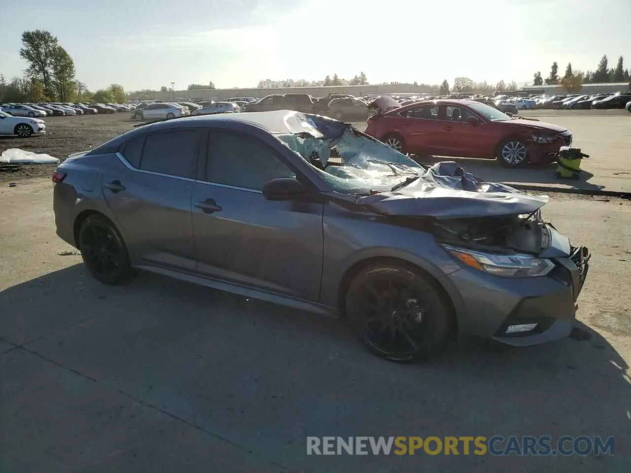 4 Photograph of a damaged car 3N1AB8DV8NY275389 NISSAN SENTRA 2022