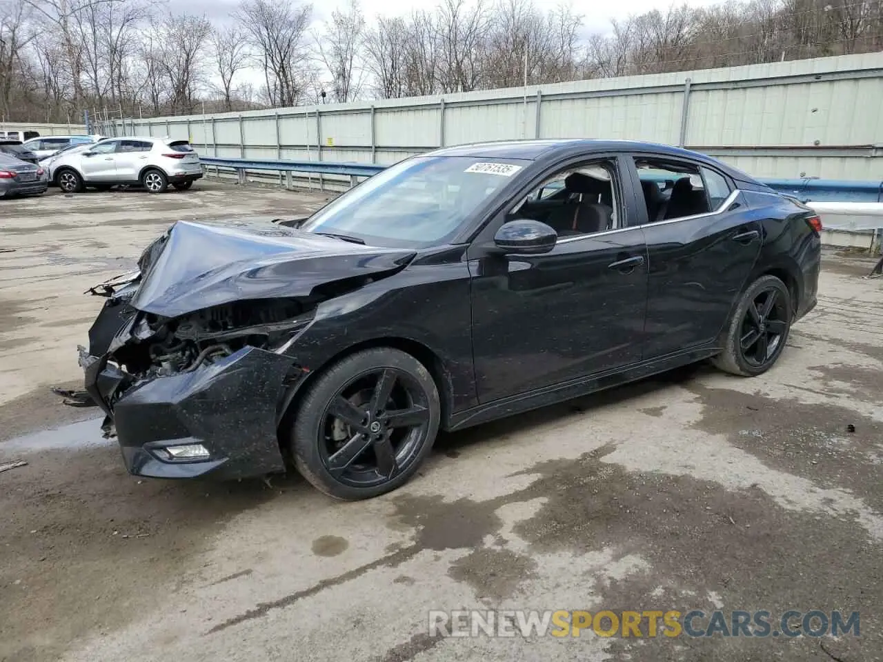 1 Photograph of a damaged car 3N1AB8DV8NY283296 NISSAN SENTRA 2022