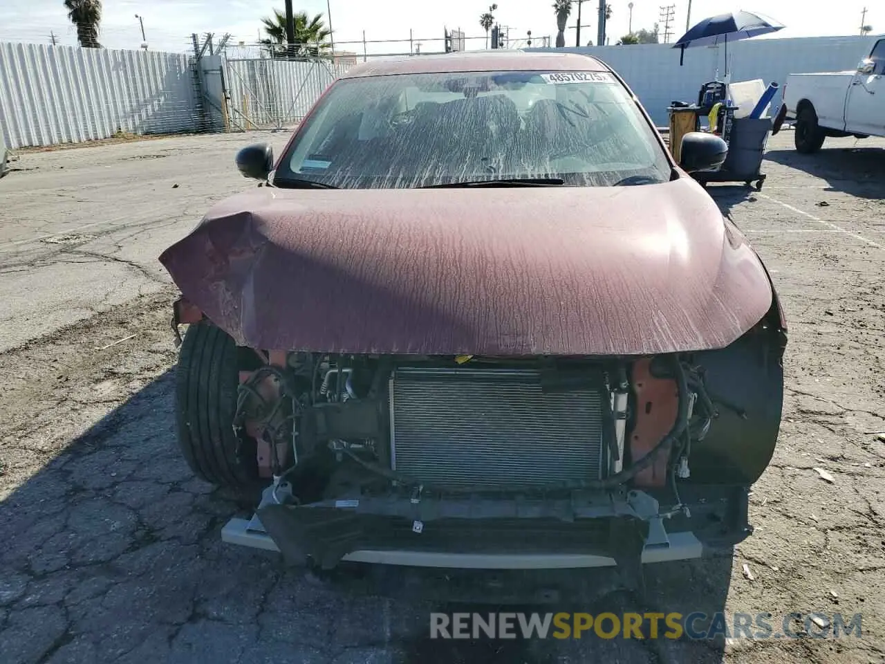 5 Photograph of a damaged car 3N1AB8DV8NY284495 NISSAN SENTRA 2022