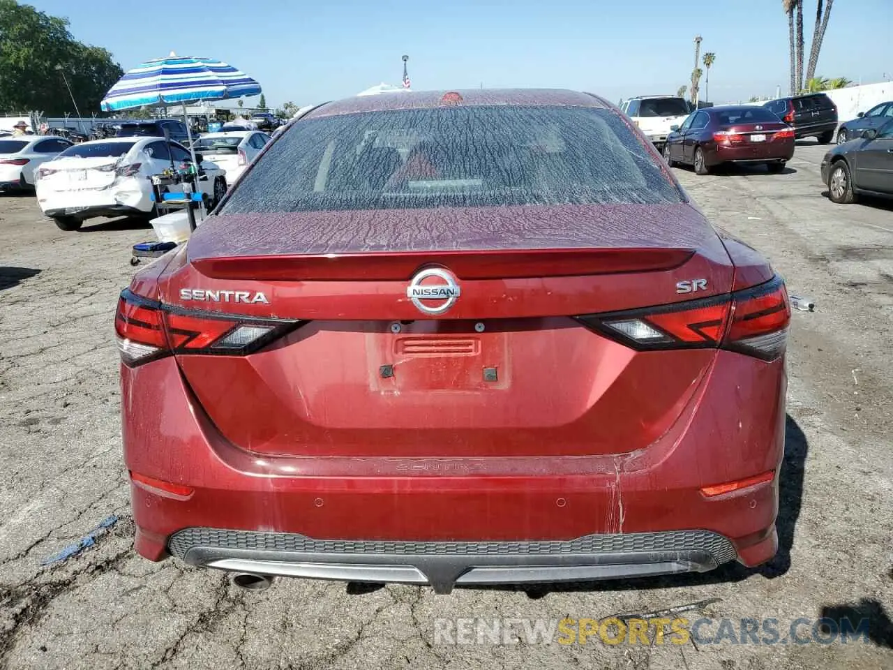 6 Photograph of a damaged car 3N1AB8DV8NY284495 NISSAN SENTRA 2022
