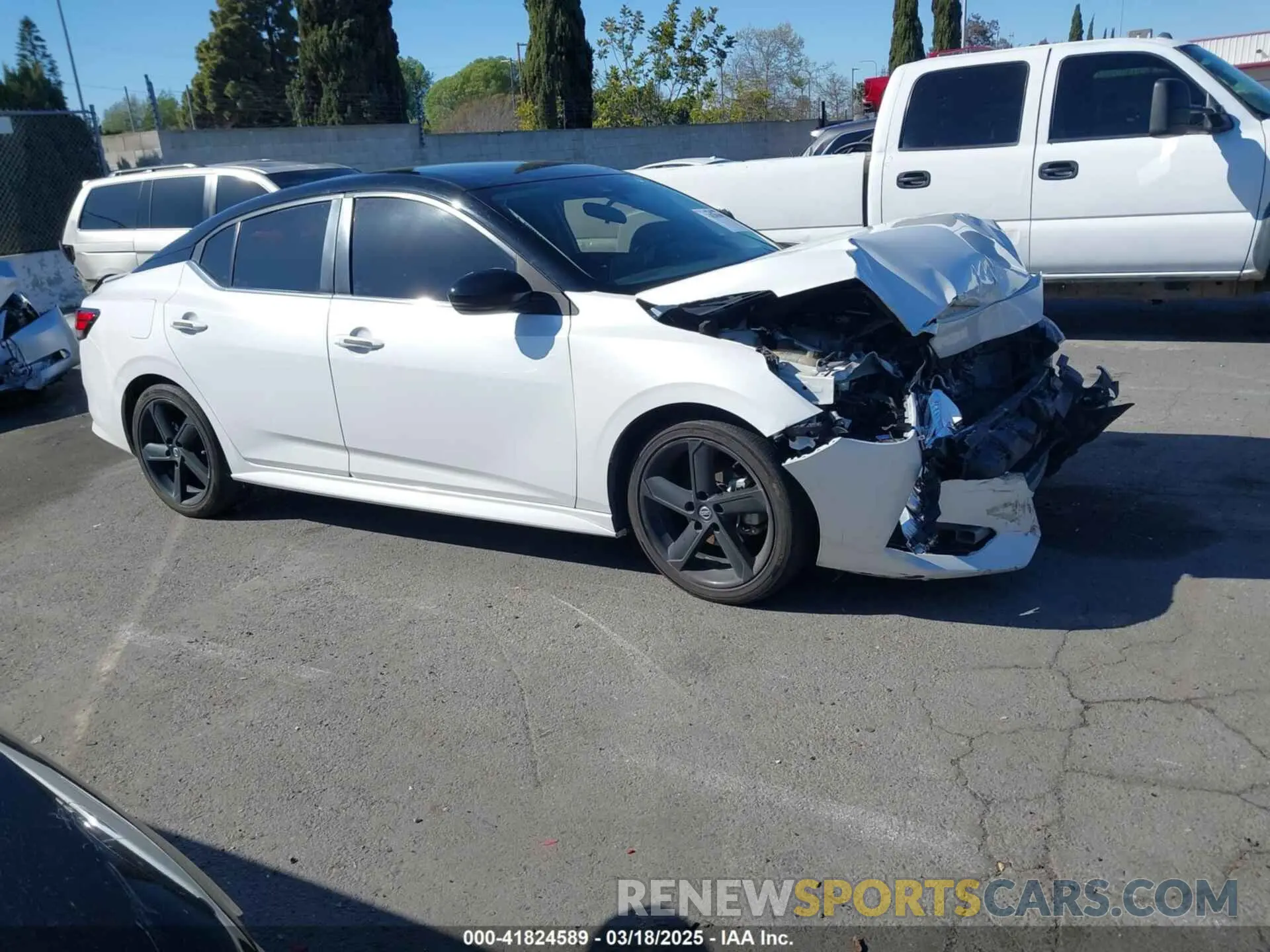 12 Photograph of a damaged car 3N1AB8DV8NY287476 NISSAN SENTRA 2022