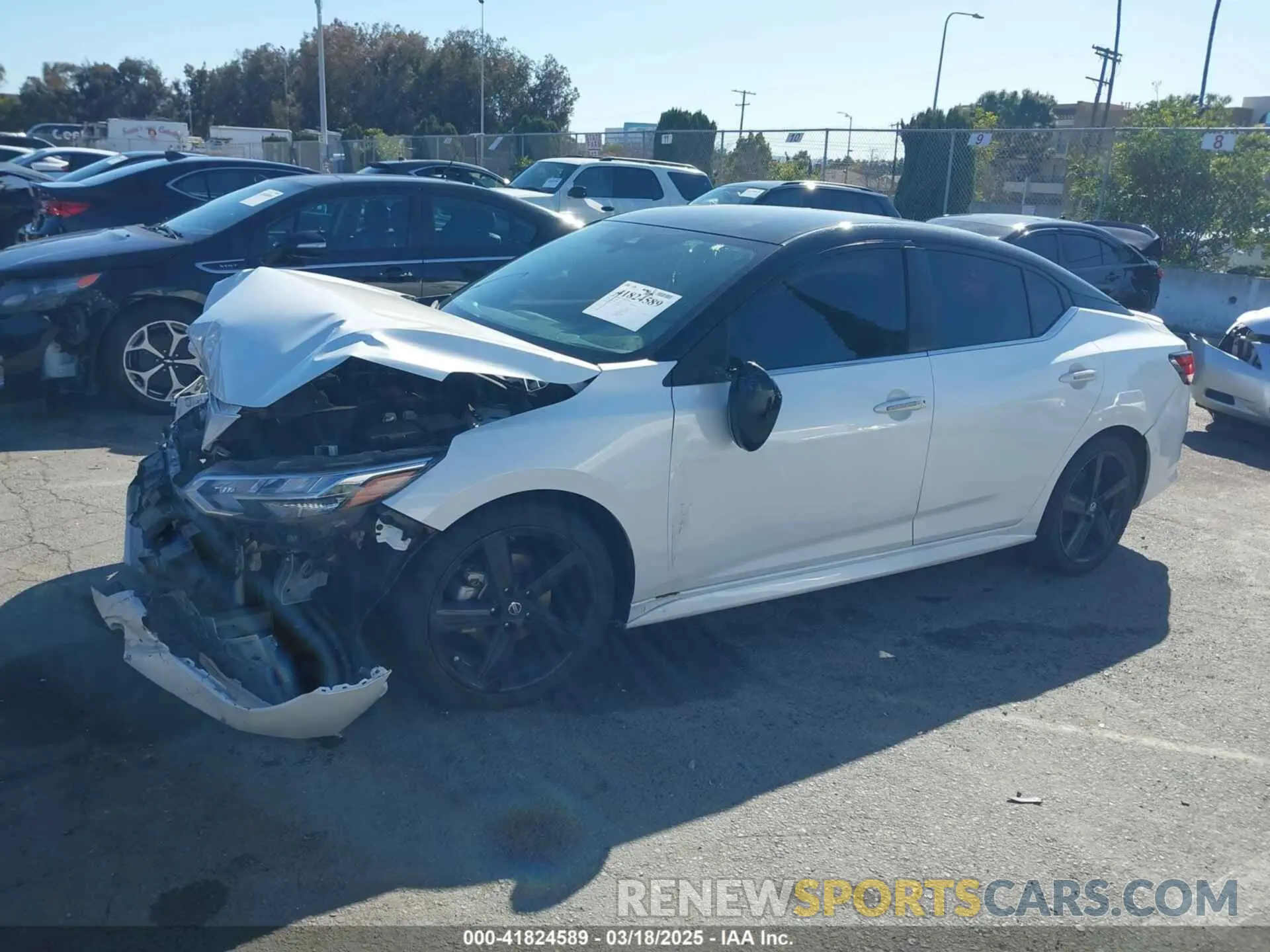 13 Photograph of a damaged car 3N1AB8DV8NY287476 NISSAN SENTRA 2022