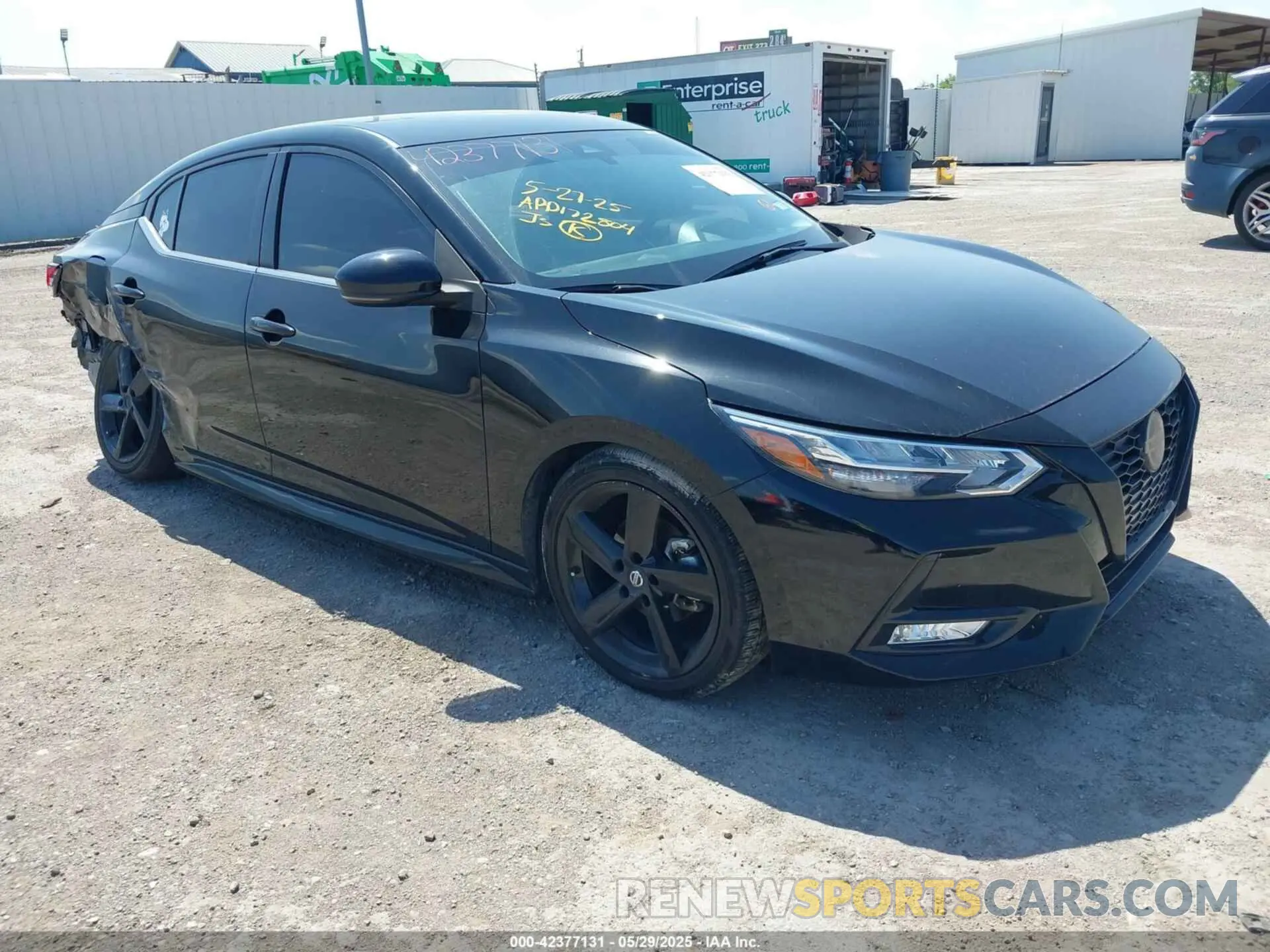 1 Photograph of a damaged car 3N1AB8DV8NY300761 NISSAN SENTRA 2022