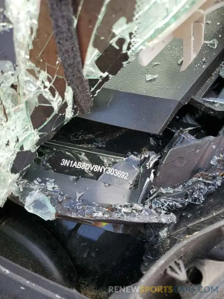 13 Photograph of a damaged car 3N1AB8DV8NY303692 NISSAN SENTRA 2022