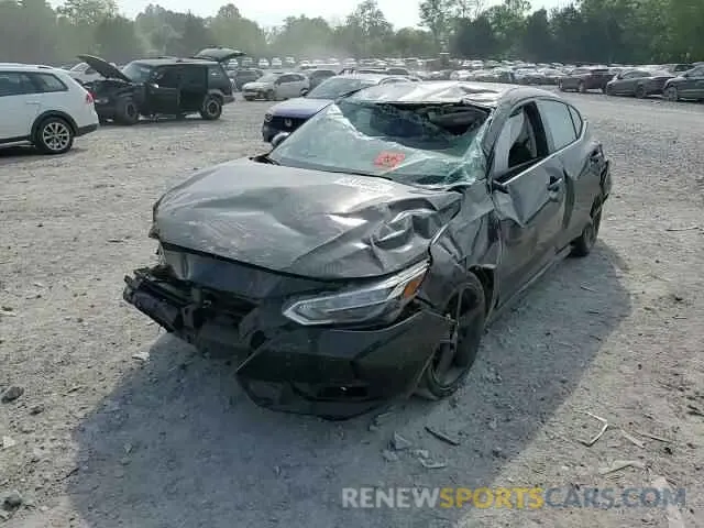 14 Photograph of a damaged car 3N1AB8DV8NY303692 NISSAN SENTRA 2022