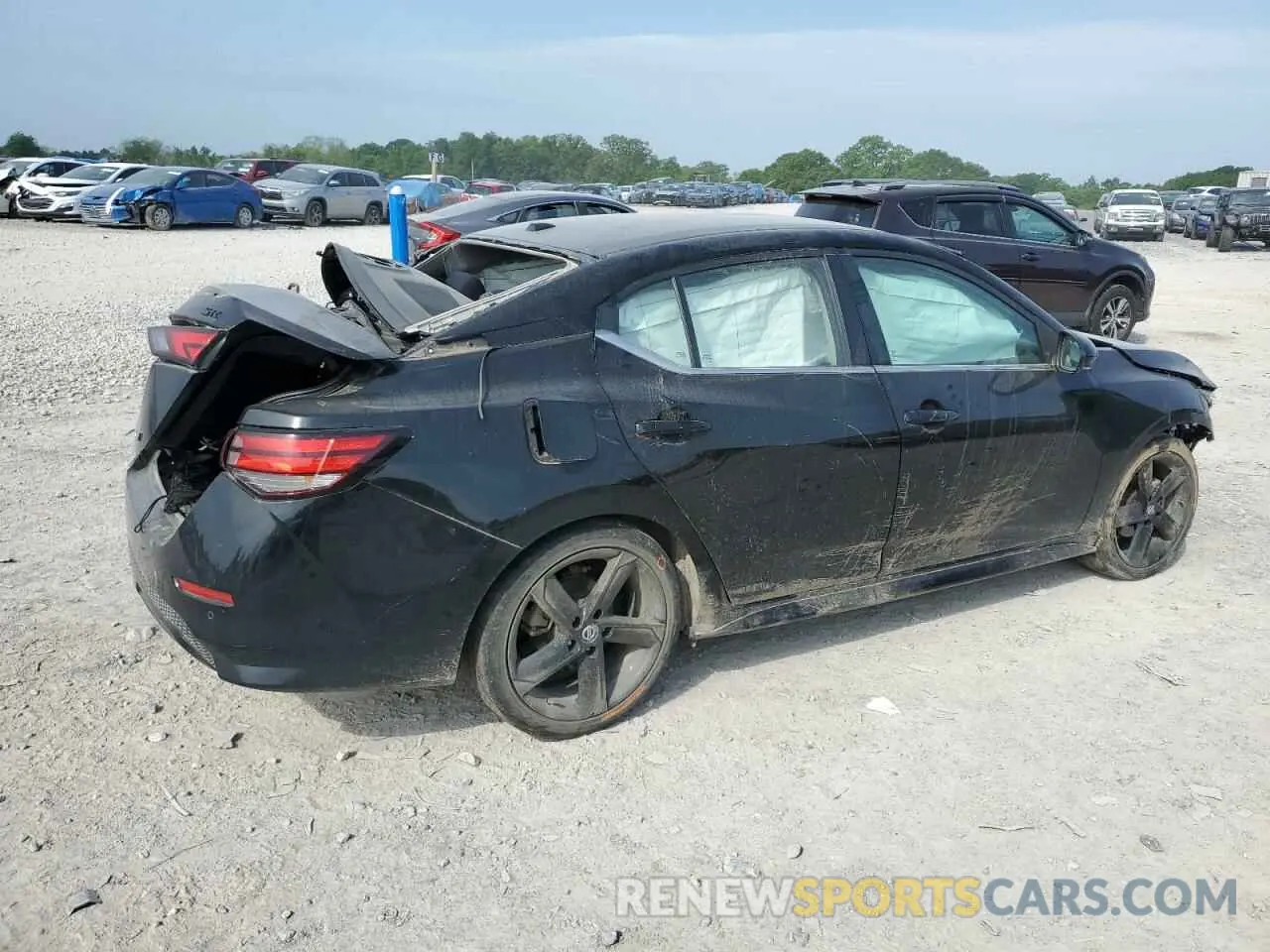 3 Photograph of a damaged car 3N1AB8DV8NY303692 NISSAN SENTRA 2022