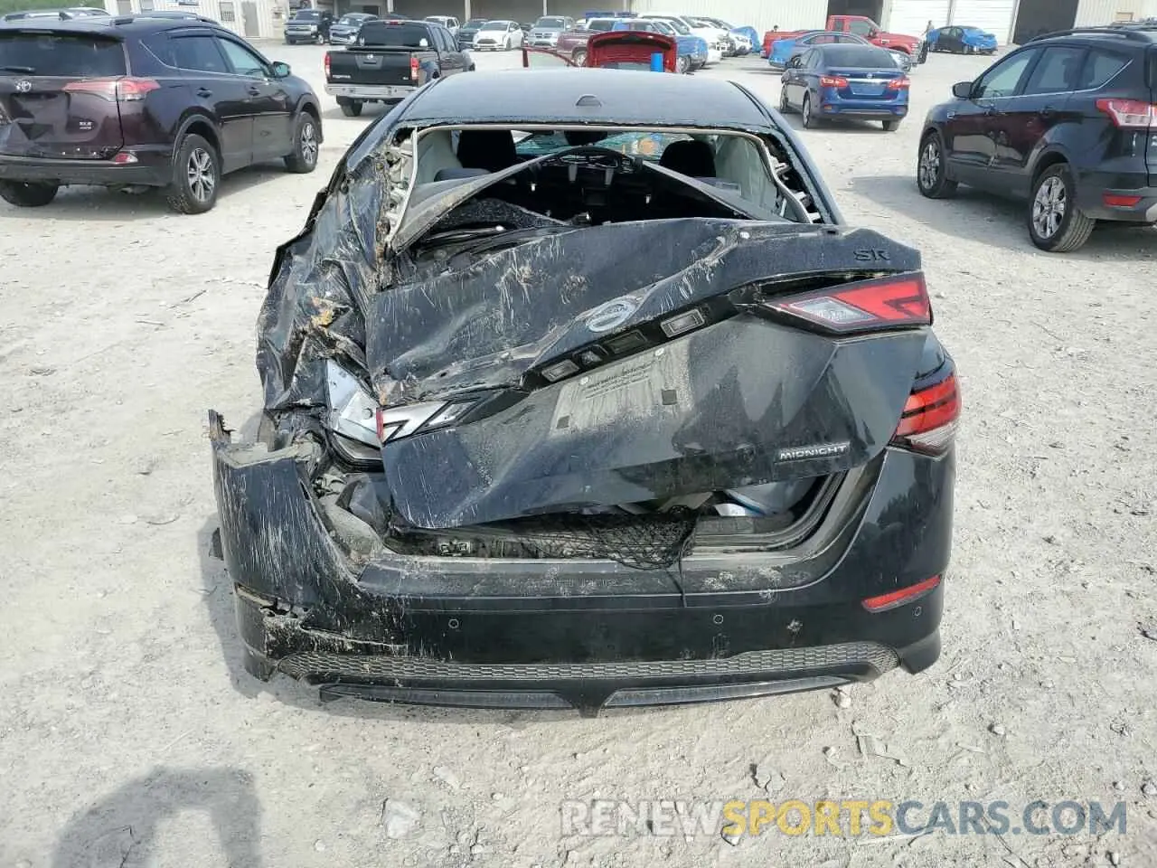6 Photograph of a damaged car 3N1AB8DV8NY303692 NISSAN SENTRA 2022