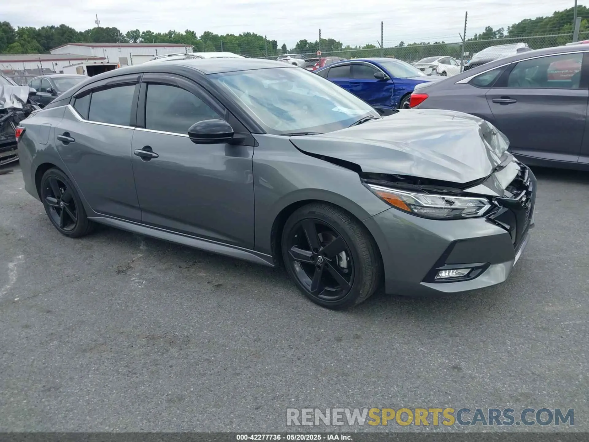1 Photograph of a damaged car 3N1AB8DV8NY310965 NISSAN SENTRA 2022